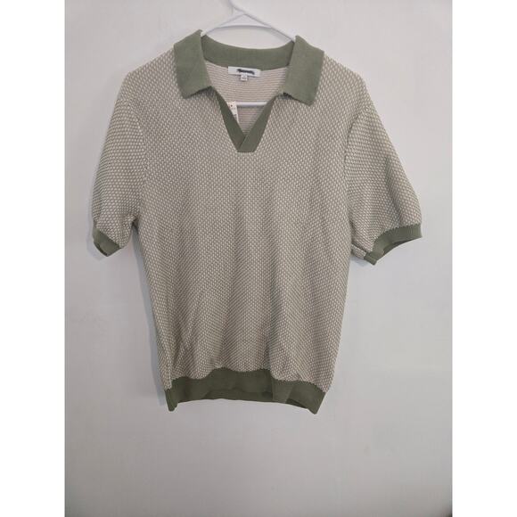 Madewell Other - Madewell Honeycomb Stitch Johnny-Collar Sweater Polo Mens size small